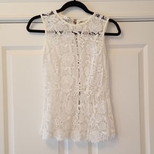 Beautiful CAbi floral lace top